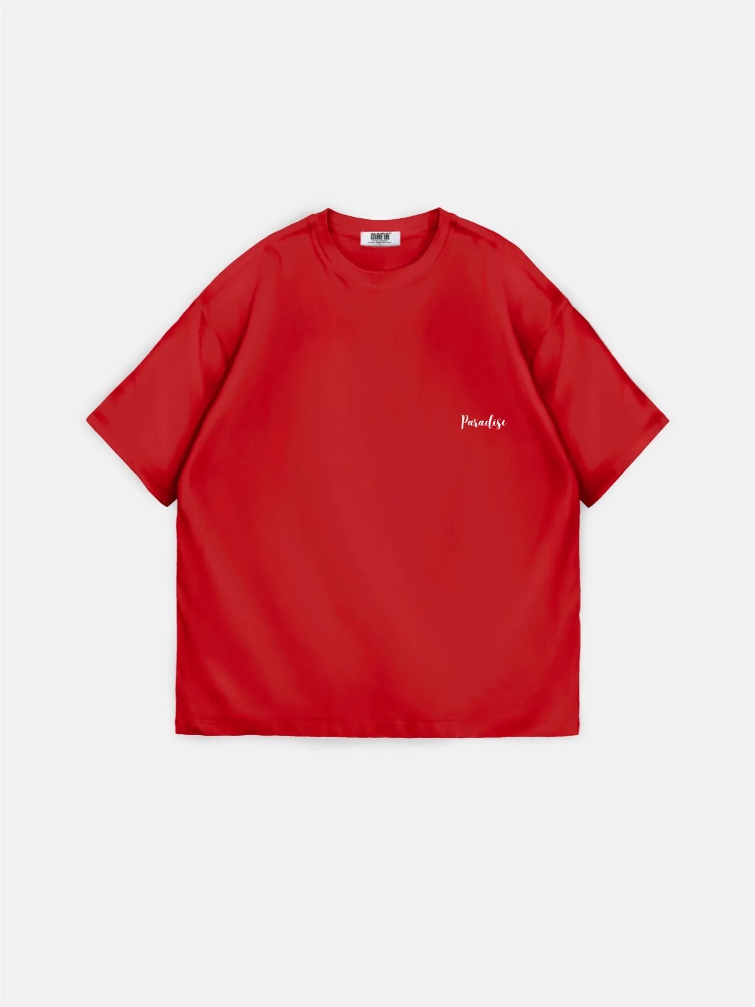Oversize Parrot Paradise T-shirt - Red